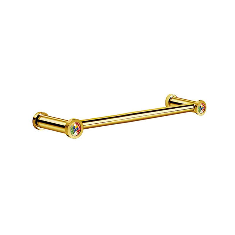 Omega Gaudi Round - 85447/OC - Gaudi Towel Holder, 31.5cm - Gold/Colored