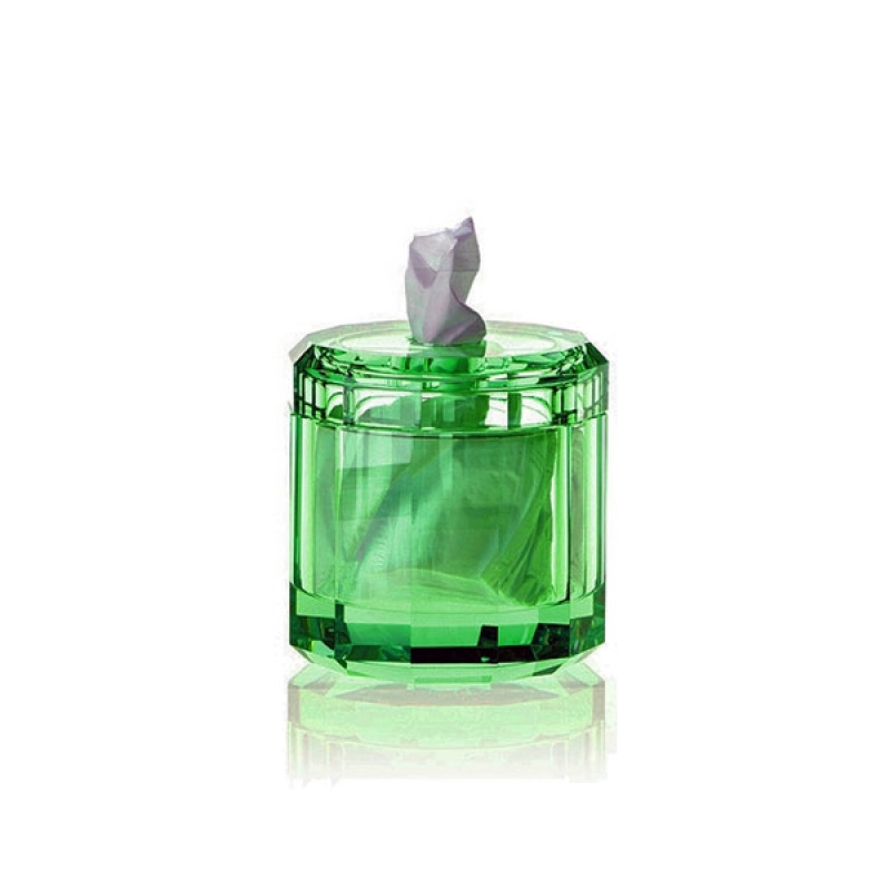 KRKB/G Kristall Mendil Kutusu - Yeşil