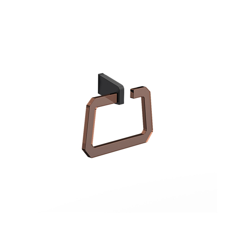 Omega Luce - 182572/WOB - Luce Towel Holder, open - Brown