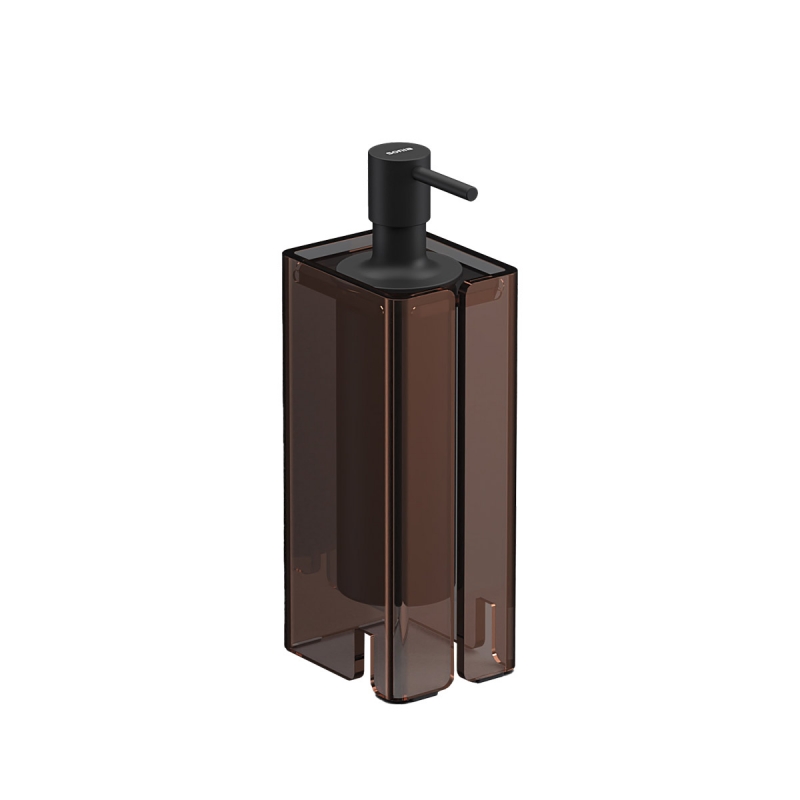Omega Luce - 182619 - Luce Soap Dispenser, ABS - Brown