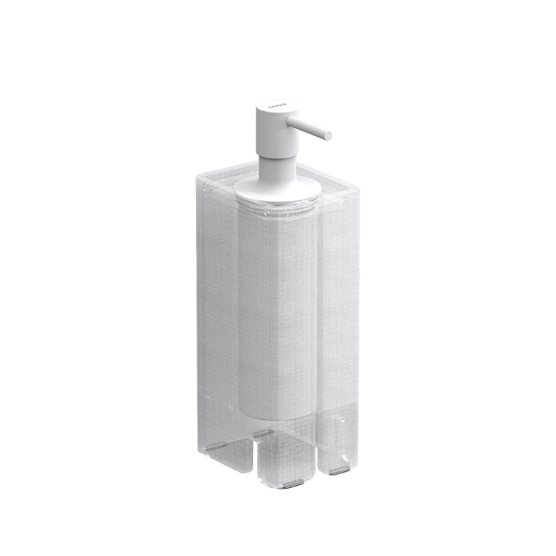 Omega Luce - 182725 - Luce Soap Dispenser, ABS - White