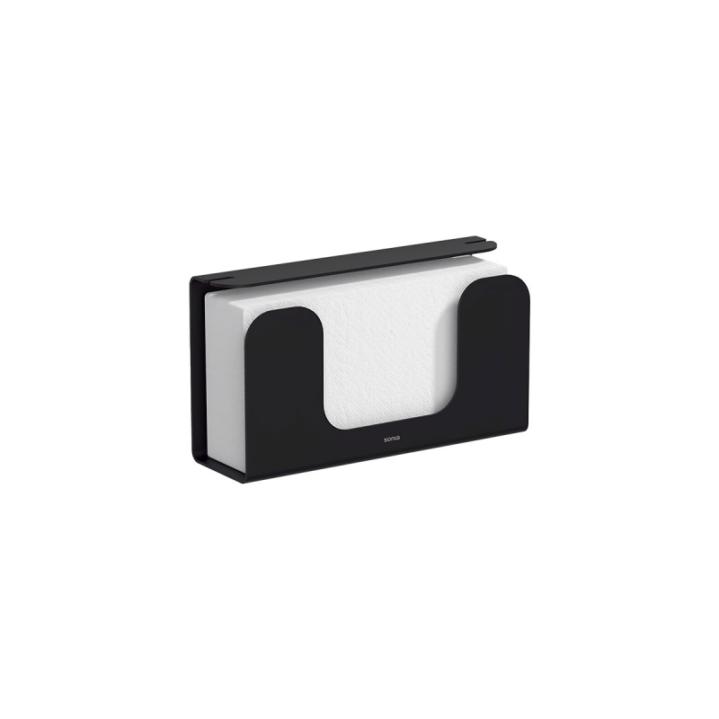 Omega Quick - 185412 - Quick Tissue Box, Wall-mounted - Matte Black