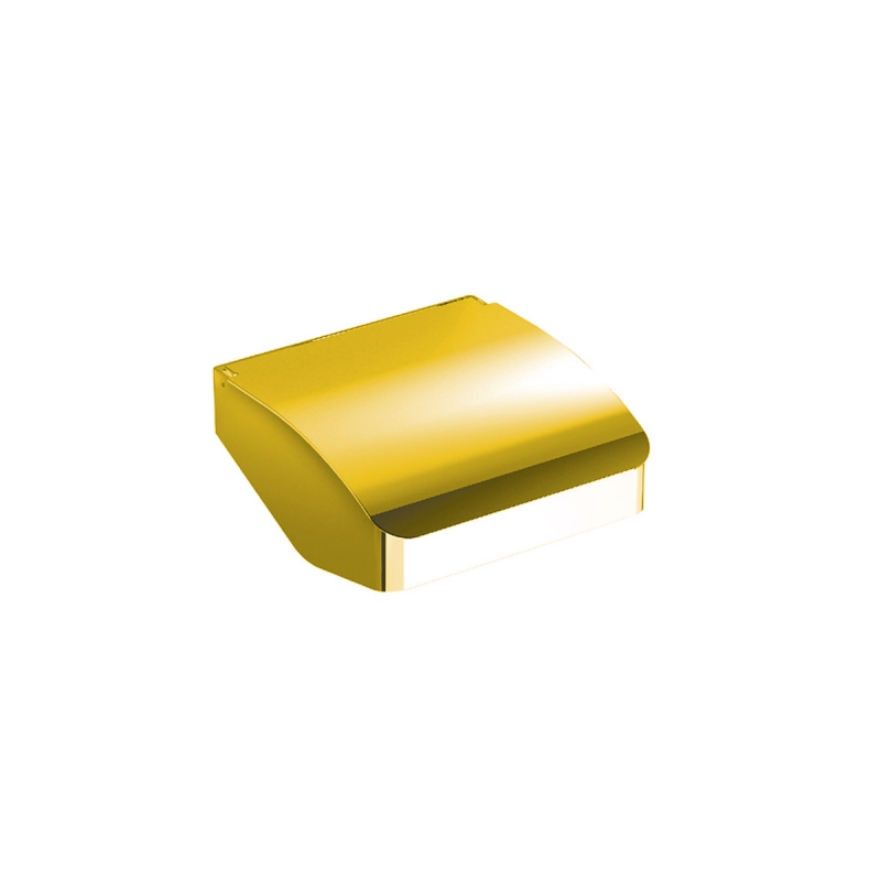 Omega S-Cube - 166862/GD - S-Cube Toilet Roll Holder - Gold