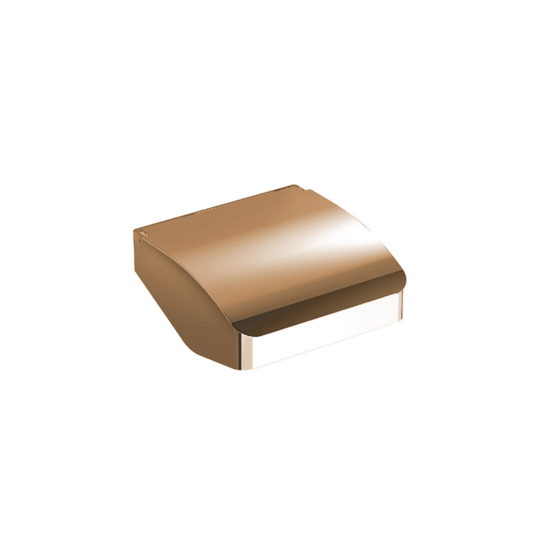 Omega S-Cube - 166862/MB - S-Cube Toilet Roll Holder- Matte Bronze
