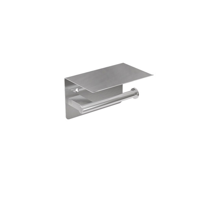 Omega Si - Sİ1003-01/CR  - Si Toilet Paper Holder,with shelf - Chrome 