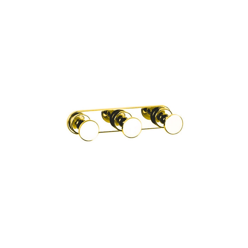 Omega Tecno - 116904/GD - Tecno Robe Hook, Triple - Gold