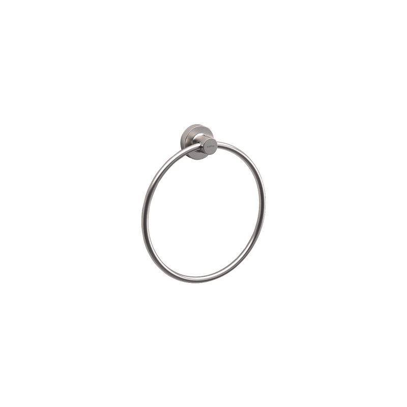 Omega Tecno - 119608 - Tecno Towel Ring, 18cm - Matte Nickel