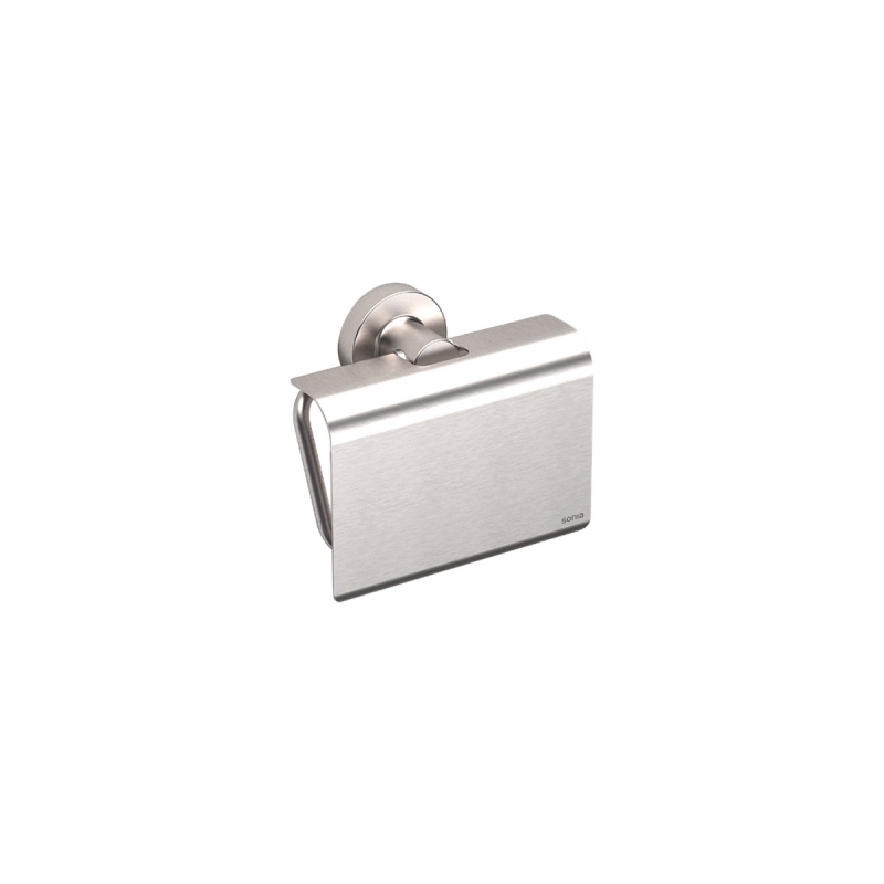 Omega Tecno - 119516 - Tecno Toilet Roll Holder - Matte Nickel