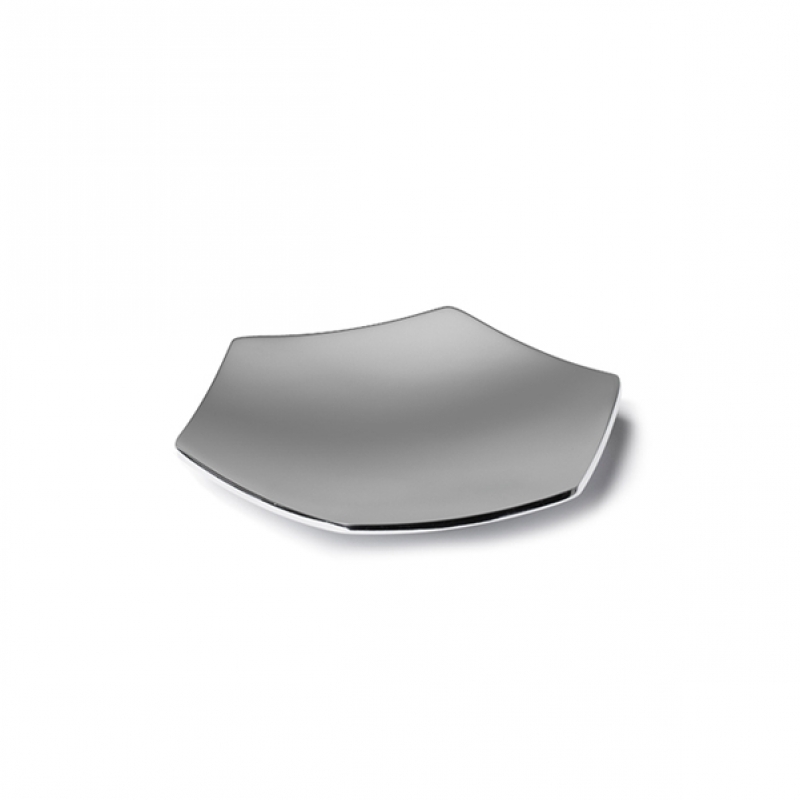 Omega Hexagonal - 92491/CR - Montblanc Soap Dish, Countertop - Frosted Glass/Chrome