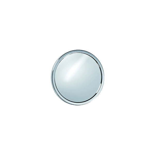 101400 Spt2 Mirror,with suction cup,Ø19cm,5x - Abs/Chrome