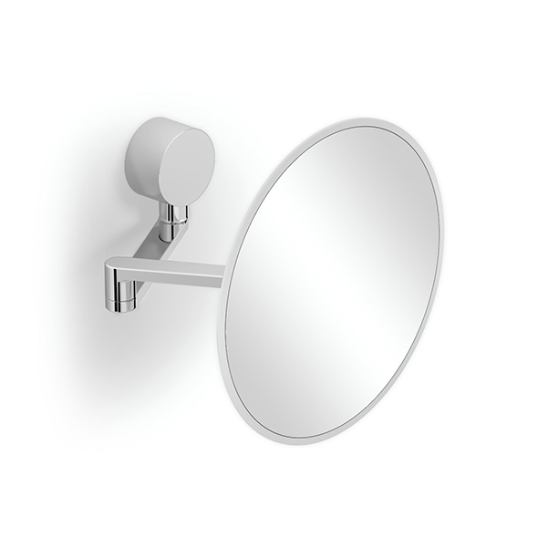 Omega Makeup / Shaving Mirrors - MR1405-01/CR - Ultra Flat Mirror,Double Arm,Magnifying Glass,5x - Chrome