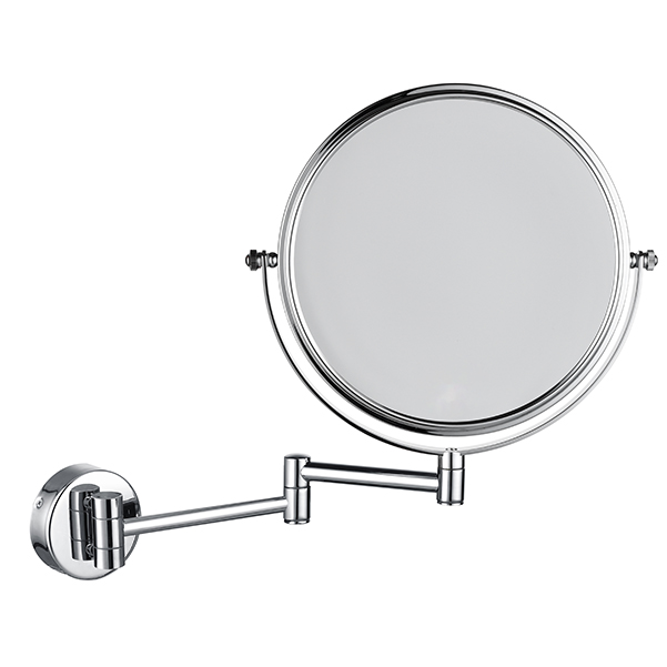 Omega Makyaj/Traş Aynaları - MR1605B-02/CR - Ayna,Çift Kollu,Çift Yönlü,Kalın Dip,1/3x - Krom