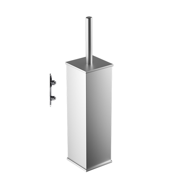 Omega Toilet Brush Holders - Q2004-01/M - Toilet Brush Holder,Square,Wall Mounted,304K - S.Steel