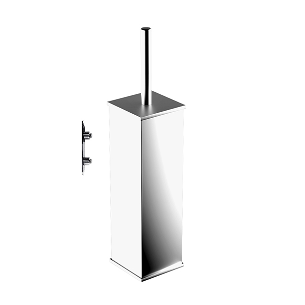 Omega Toilet Brush Holders - Q2004-01/P - Toilet Brush Holder,Square,Wall Mounted,304K - Polished / S.Steel