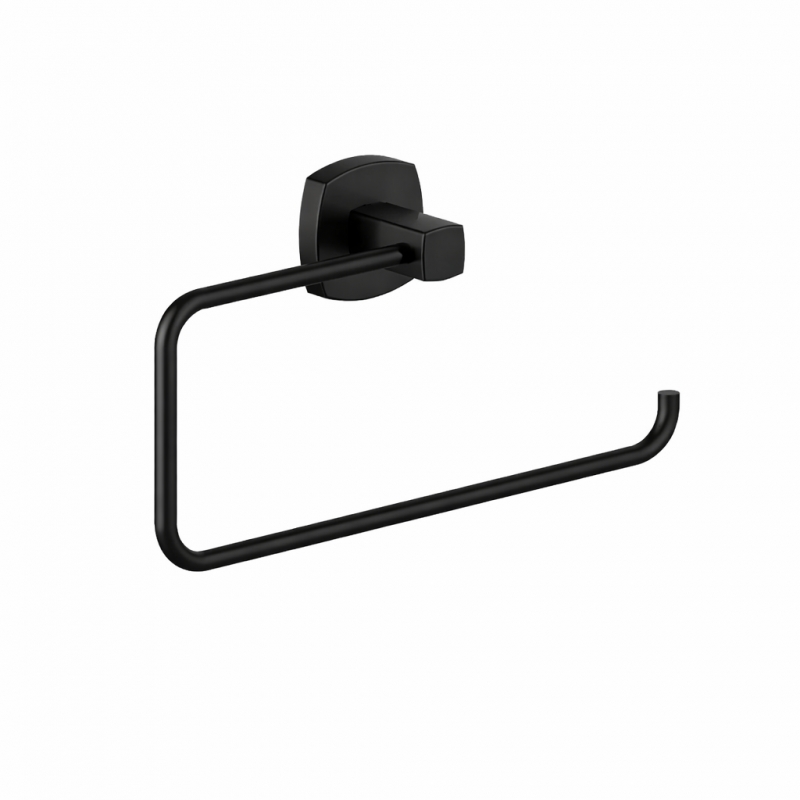 Omega Mi - Mİ5001-02/N - Mi Havluluk,Yarı Açık,24cm - Mat Siyah