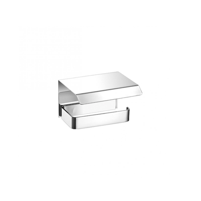 Omega Toilet Paper Holders - 26917-A3 - Aegean Toilet Roll Holder with Shelf - Chrome
