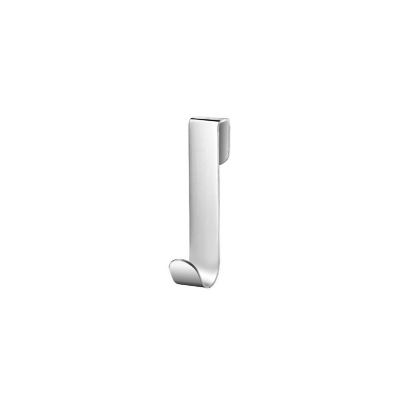 GL-008-A90 Robe Hook, Over-the-Door - Polished Stainless Steel