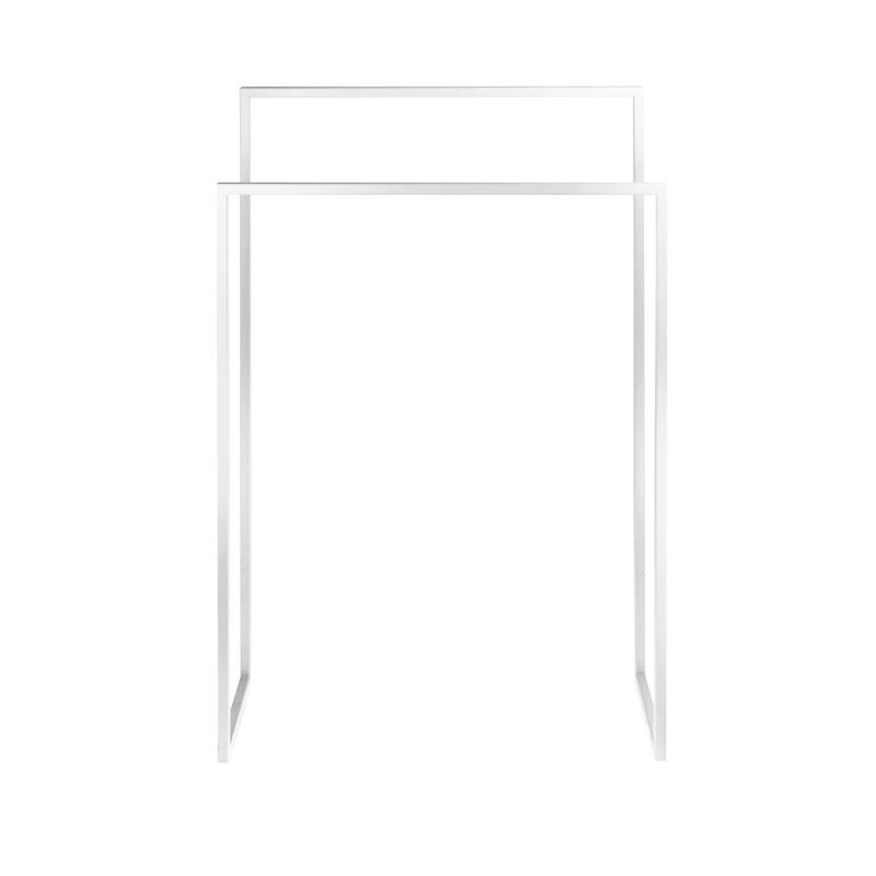 Omega Towel Stand - 509150 - Towel Stand, Double - Matte White