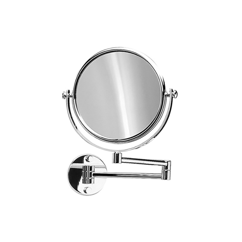 99141/CR 2X Mirror, Double Arm, Double sided, Magnifying, Chrome