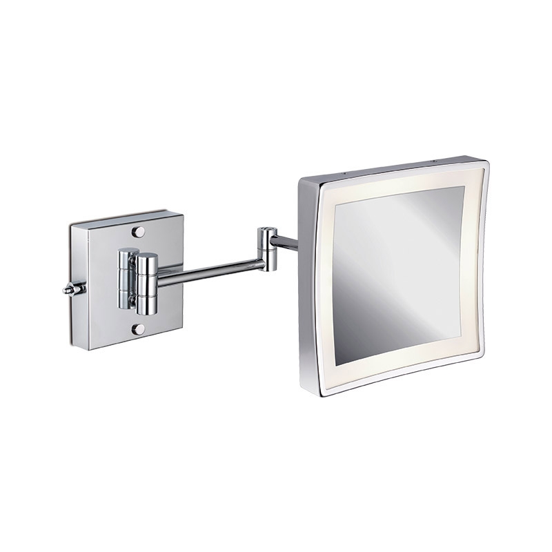 99669-2/CR 3XD Mirror, LED (Daylight) Illuminated, Double Arm, Magnifying (3X) - Chrome
