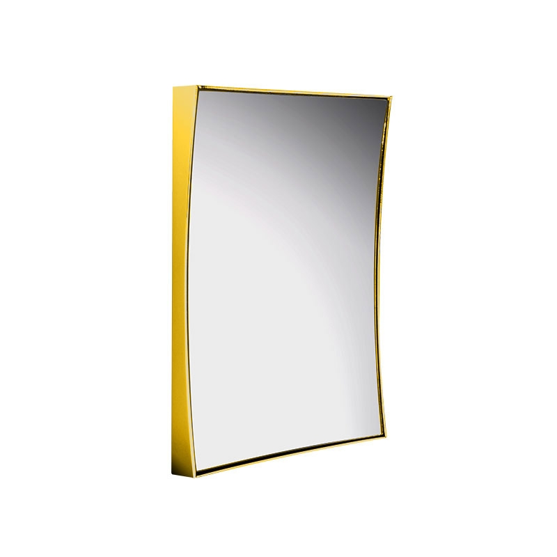 99306/O 3X Mirror, Suction, Rectangular, Magnifying - Gold