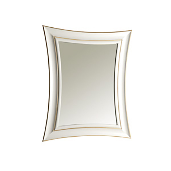 Omega Wash Basin - VV21 - Mirror, Via Veneto - White/Gold