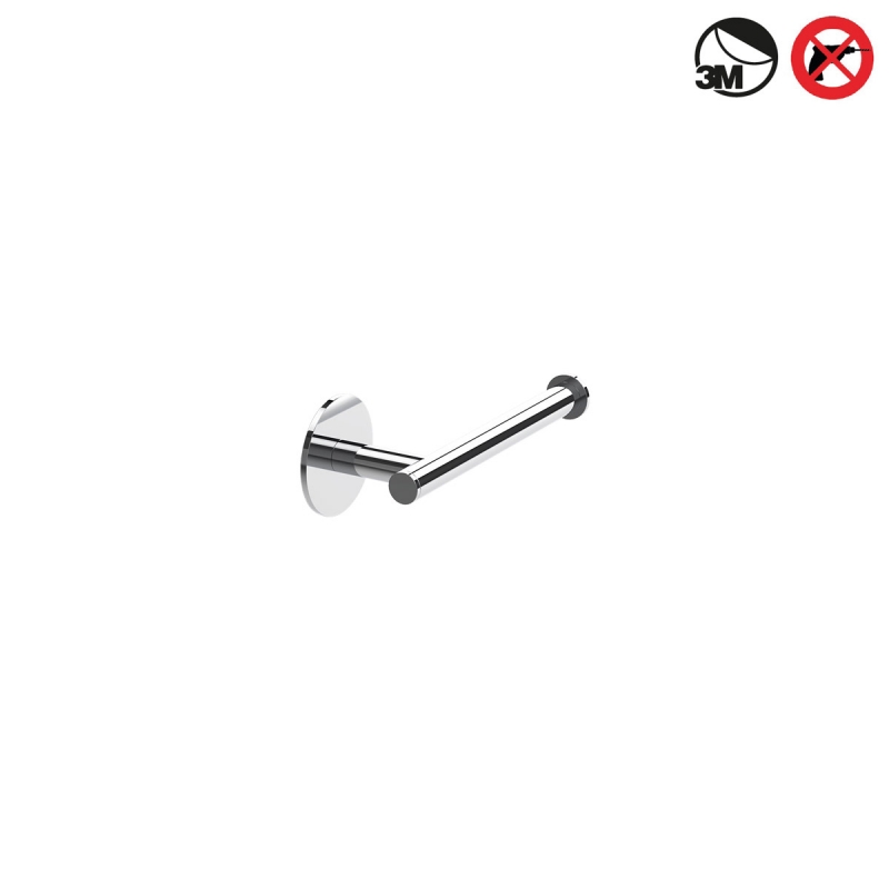 535600 Basic SK Toilet Roll Holder, Spare, Self-Adhesive - Chrome