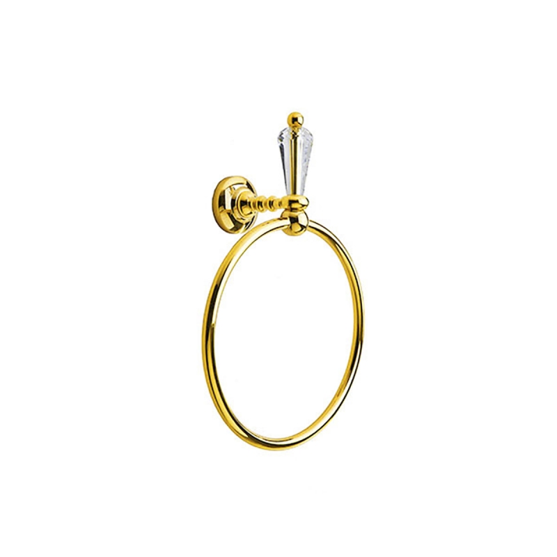 BO11/GD Boheme Towel Ring, 19.5cm - Gold