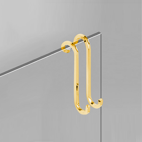 Omega Hooks - 85031/O - Robe Hook, Double - Gold