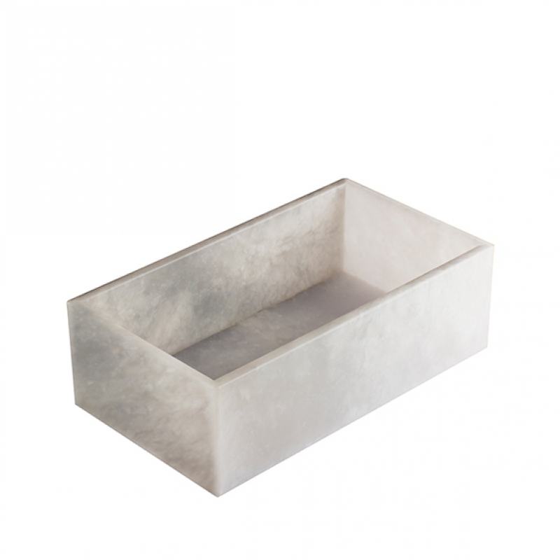 51306 Alabaster Multi-purpose box - Natural Stone