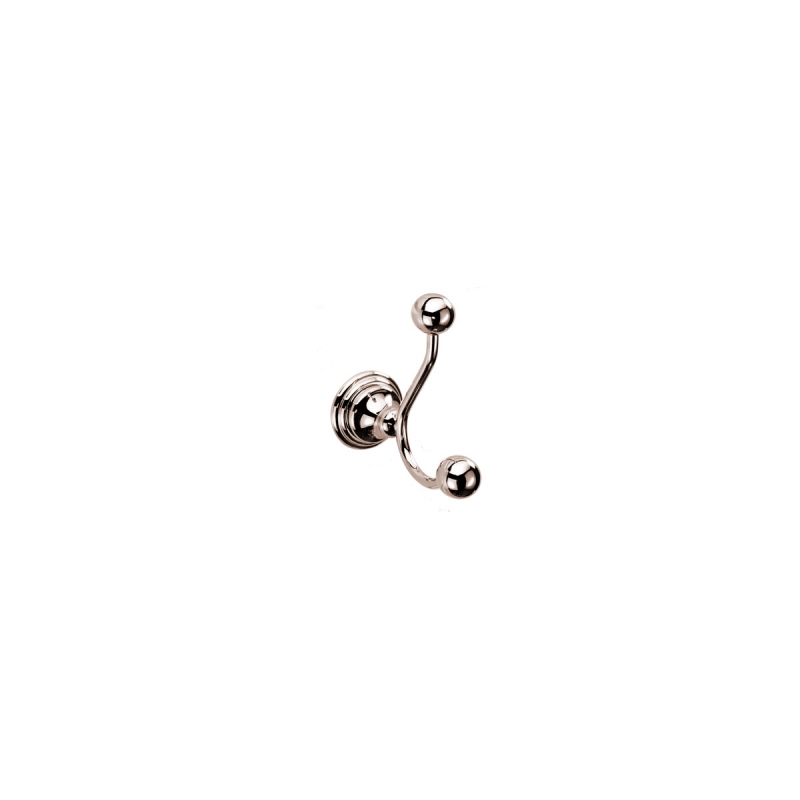 Omega Classic - 511030 - Classic Robe Hook, Double - Nickel