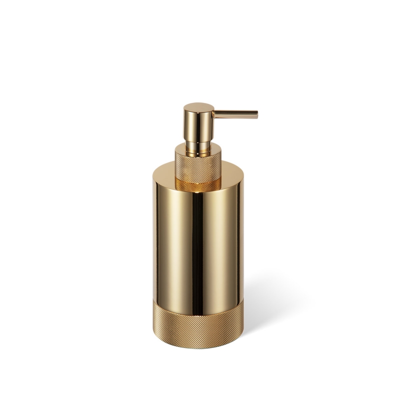 Omega Club - 853520 - Club Soap Dispenser, Countertop, 150ml - Gold