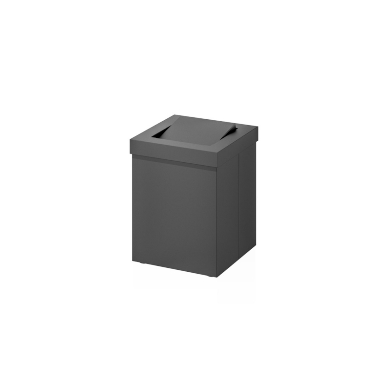 Omega Paper Bins, Countertop  - 611160 - Countertop Paper Bin, Square, Matte Black