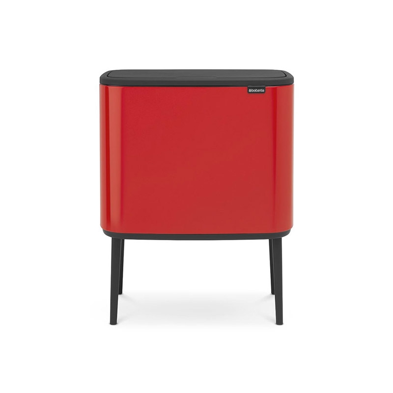 Omega Waste Bins, large - 315749 - Bo Pedal Bin,Touchless, 36lt - Red