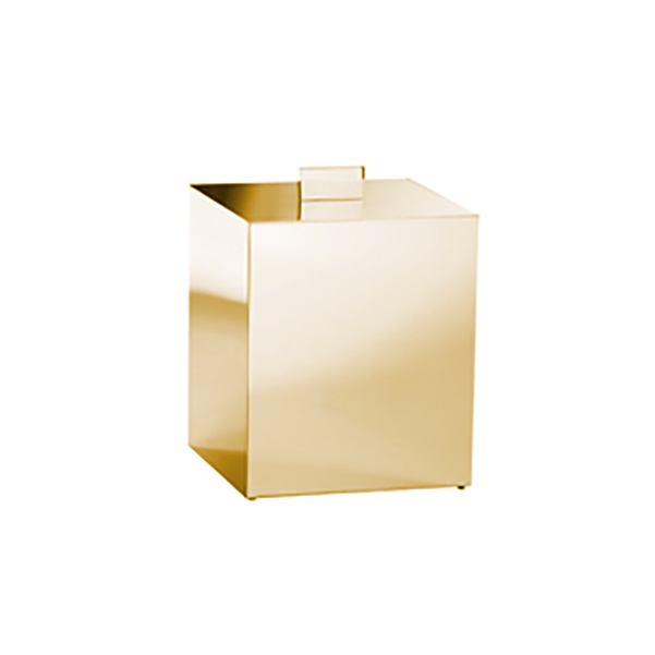 Omega Waste Bins, standart - 89139/O - Paper Bin, Square - Gold