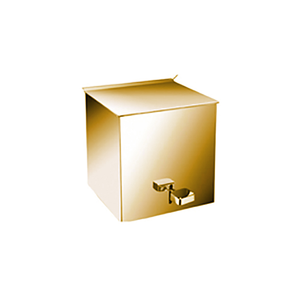 Omega Waste Bins, standart - 89184/O - Pedal Bin Square - Gold