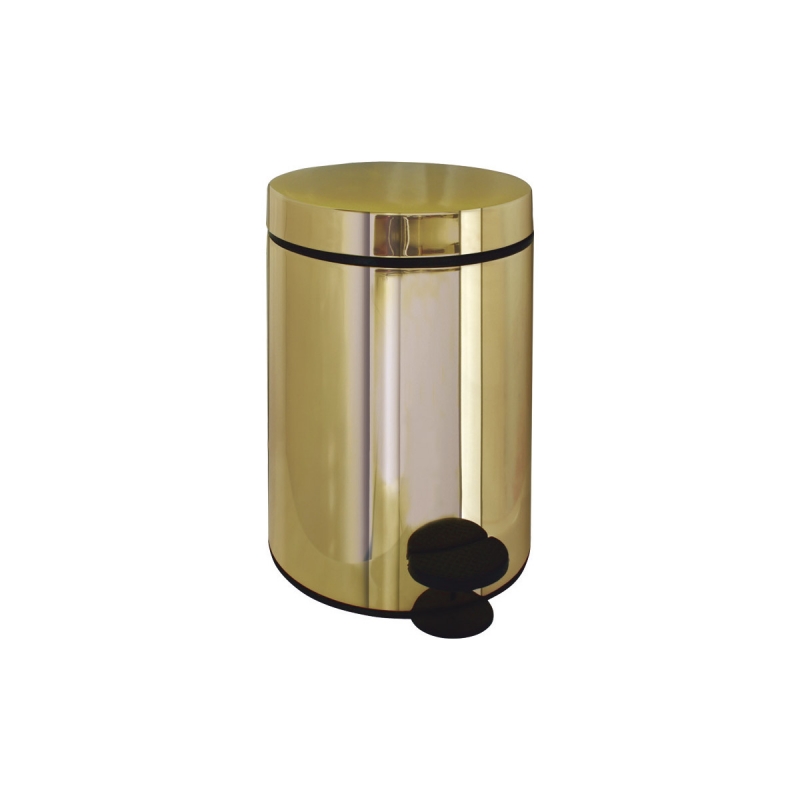 Omega Waste Bins, standart - 90689-A5 - Pedal Bin Soft, 3L - Gold