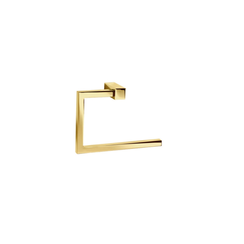 560620 Corner Towel holder, 20.3cm - Gold