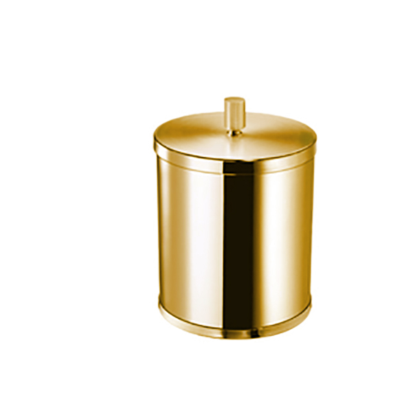 Omega Waste Bins, standart - 89188/O - Cylinder Paper Bin - Gold
