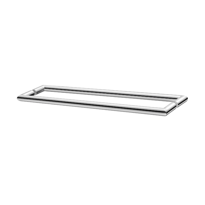 SET-GL0715-A3 Towel Holder/Grab Bar,Double Sided,Glass-Mounted,52cm - Chrome