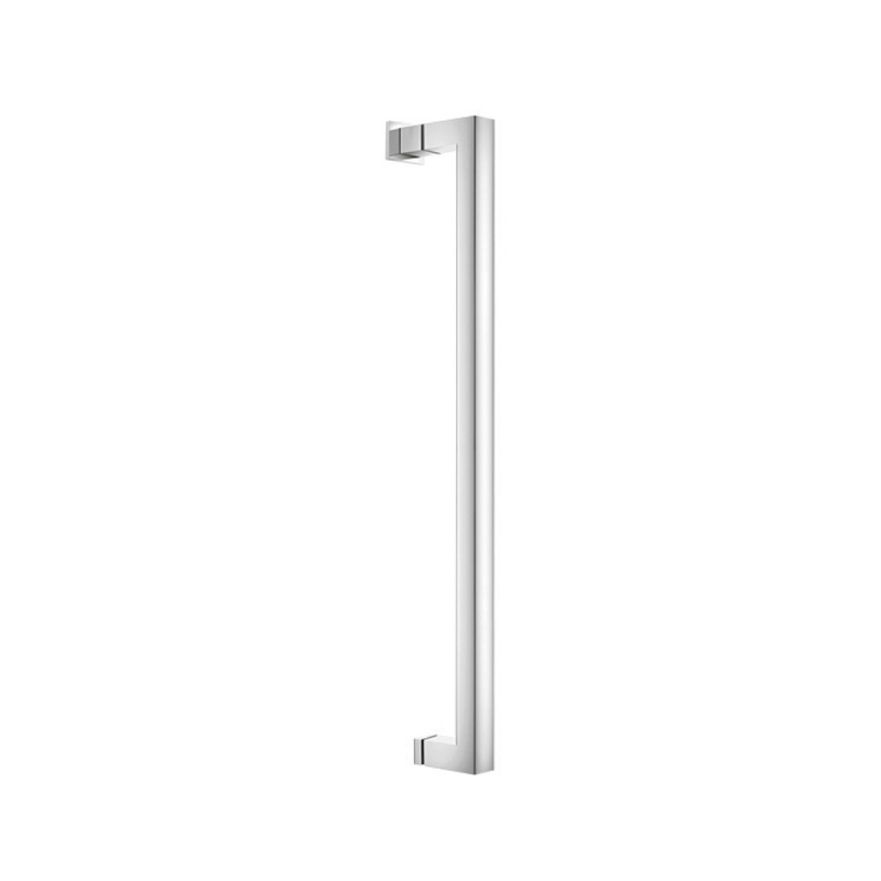 GL0723-A3 Towel Holder/Grab Bar,Square,Glass-Mounted,52cm, Shower - Chrome