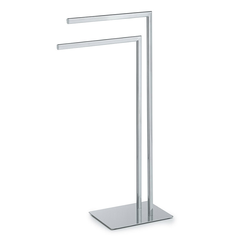 Omega Towel Stand - 1331/13 - Felix Stand Double Towel Holder,20xh77.8x39.2cm-Chrome