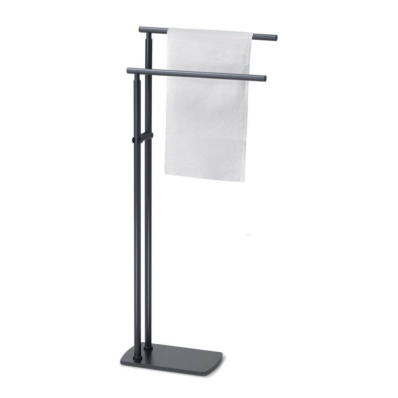 Omega Towel Stand - 7331/14 - Florida Towel Stand, Double - Matte Black