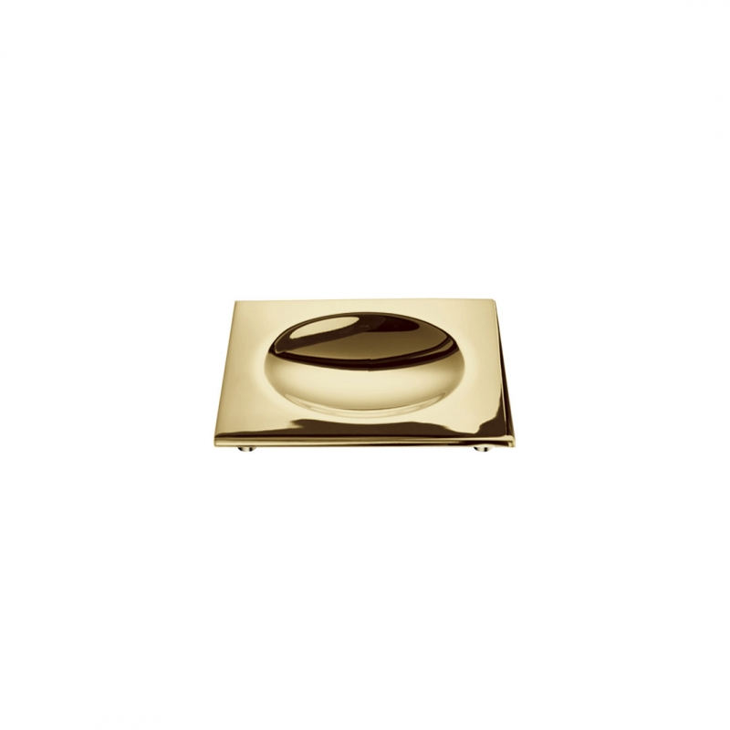 Omega Foursquare - 837220 - FourSquare Soap Dish, Countertop - Gold