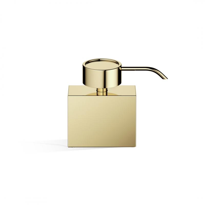 852120 FourSquare Soap Dispenser, Countertop, 110ml - Gold