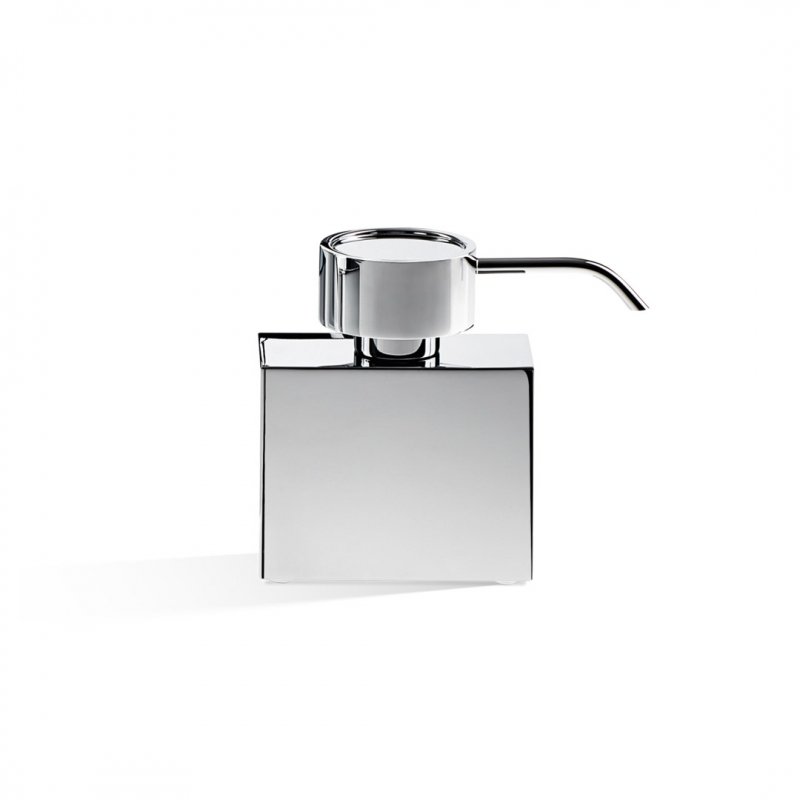 852100 FourSquare Soap Dispenser, Countertop, 110ml - Chrome