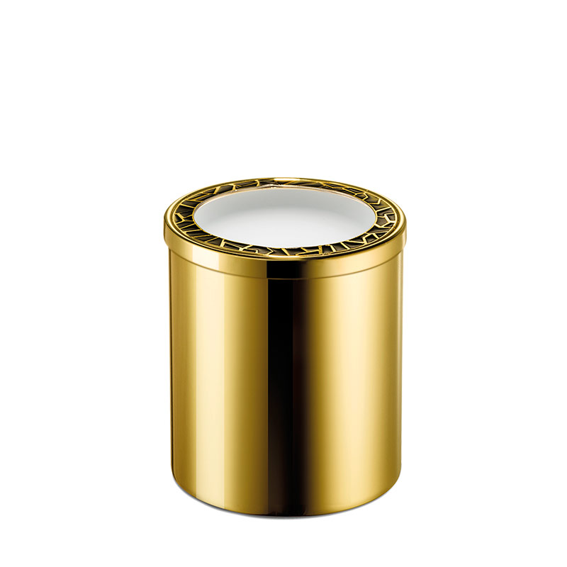 89189/OC Gaudi Round Paper Bin- Gold/Colored