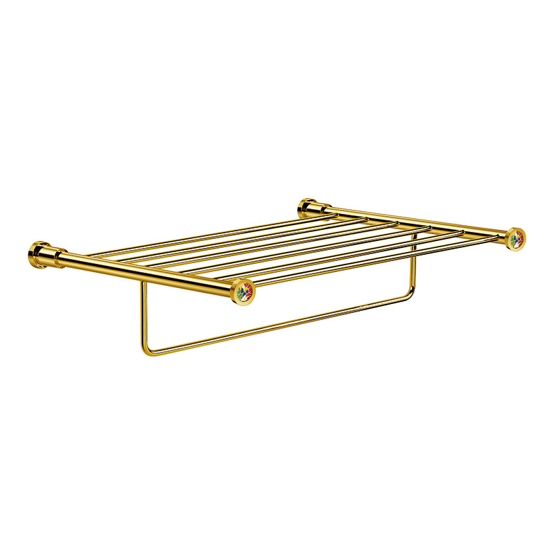 85460/OC Gaudi Round Towel Rack, 51cm - Gold /Colored