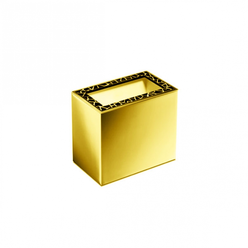 Omega Gaudi Square - 91418/OC - Gaudi Square Tumbler Holder, Countertop - Gold/Colored