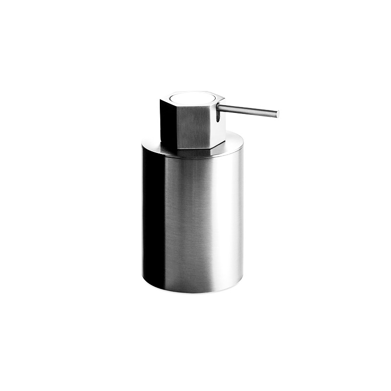 90494/CR Geometric Soap Dispenser, Countertop - Chrome